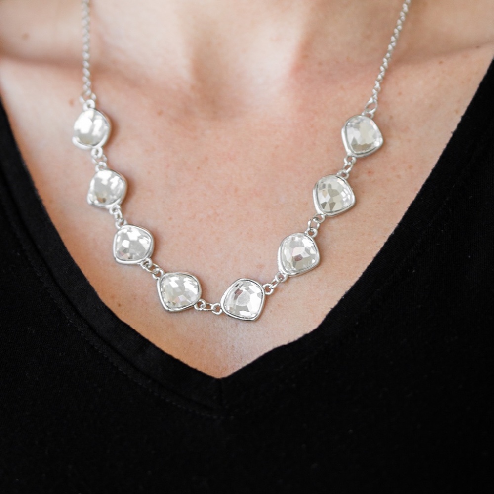 The Imperfectionist White Necklace and Bracelet